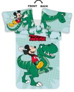 Obliečky do postieľky s motívom Mickey sediaci na dinosaurov Jerry Fabrics