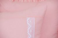 Posteľné prádlo jednofarebné svetlo ružovej farby