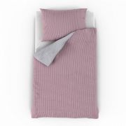Kvalitné bavlnené obliečky v ružovo-sivé farbě. Kvalitex