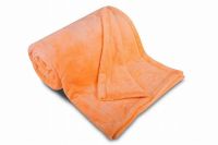 Kvalitná mikroflanelová deka v oranžovej farbe | 150/200