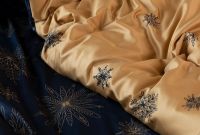 Vianočné bavlnené obliečky čierno-zlaté Matějovský
