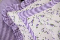 Pekné flanelové obliečky s levanduľou vo fialovej farbe