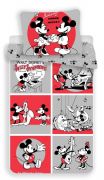 Pekné bavlnené obliečky pre deti Minnie a Mickey | 1x 140/200, 1x 90/70