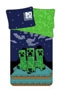 Pekné bavlnené obliečky pre deti Minecraft Sssleep Tight | 1x 140/200, 1x 90/70