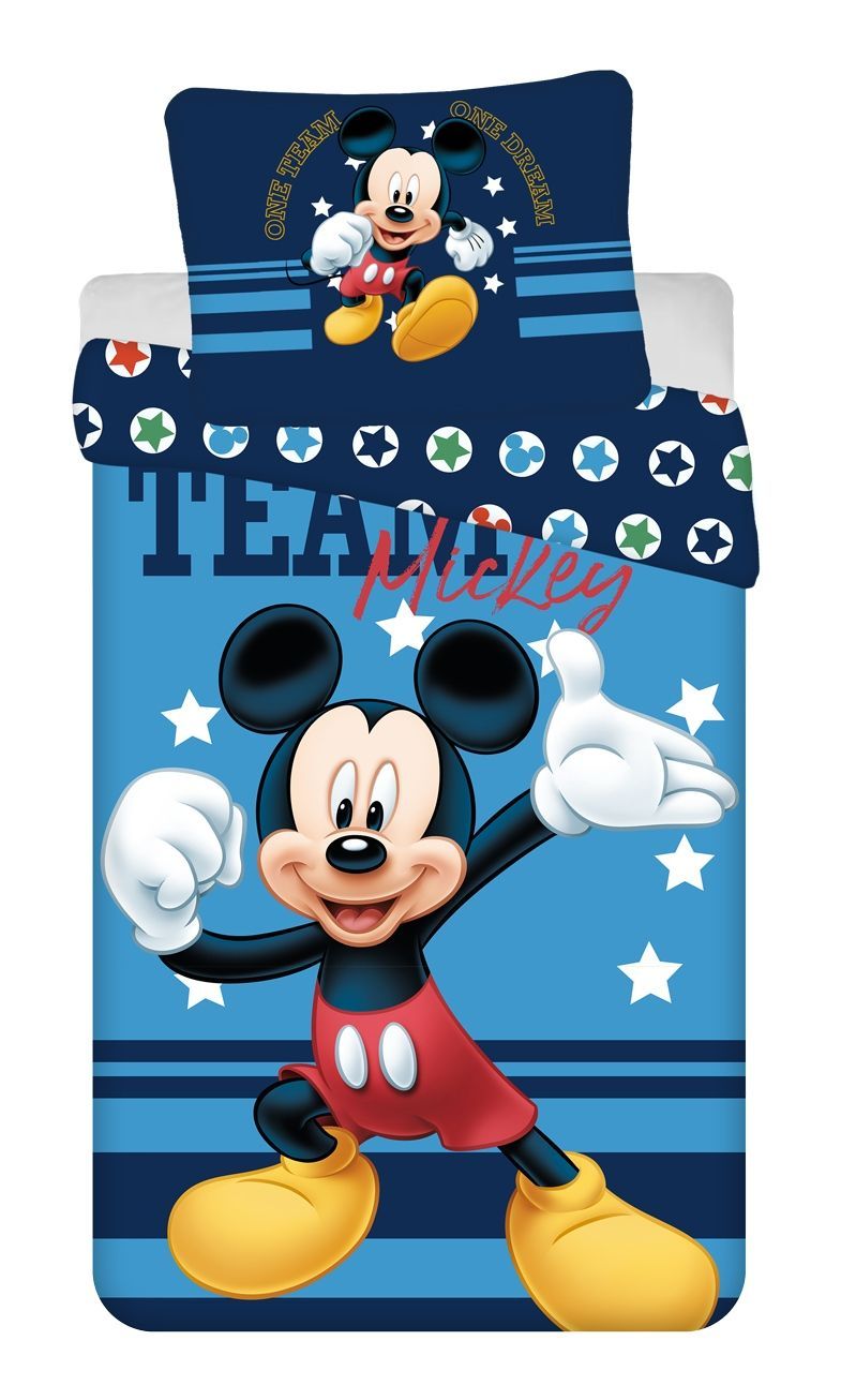 Pekné detské obliečky Mickey "Team" Jerry Fabrics