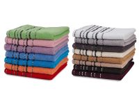 Kvalitný uterák Zara 450 g/m2 | 1x 50/100 - biela, 1x 50/100 - oriešková