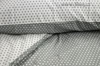 Obojstranné bavlnené obliečky s hviezdičkami vo farbe bielošedivej Fitex